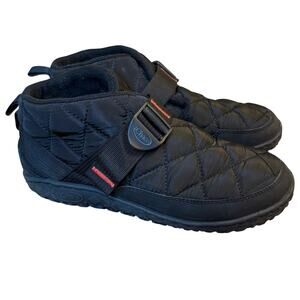 Chaco Ramble Slipper Shoe Rugged Canvas High Top Hiking Black Women’s Size 8.5